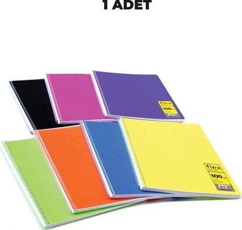 Spiralli Defter My Note Flex Neo Plastik Kapak 40-4 Yaprak