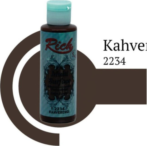 Akrilik Boya Multi Surface 120 Cc Kahverengi 120-2234