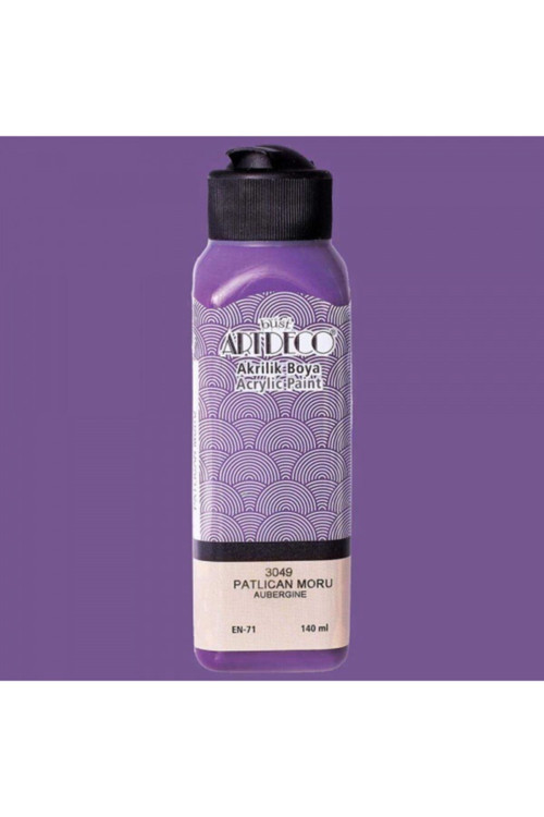 : Akrilik Boya : 140 Ml : Patlıcan Moru 3049