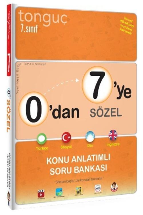 Tonguç Akademi Tonguç 7. Sınıf 0 Dan 7 Ye Sözel Konu Anlatımlı Soru Bankası
