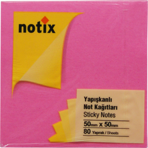Neon Pembe Post-It 80 Yaprak 75X75 Cm