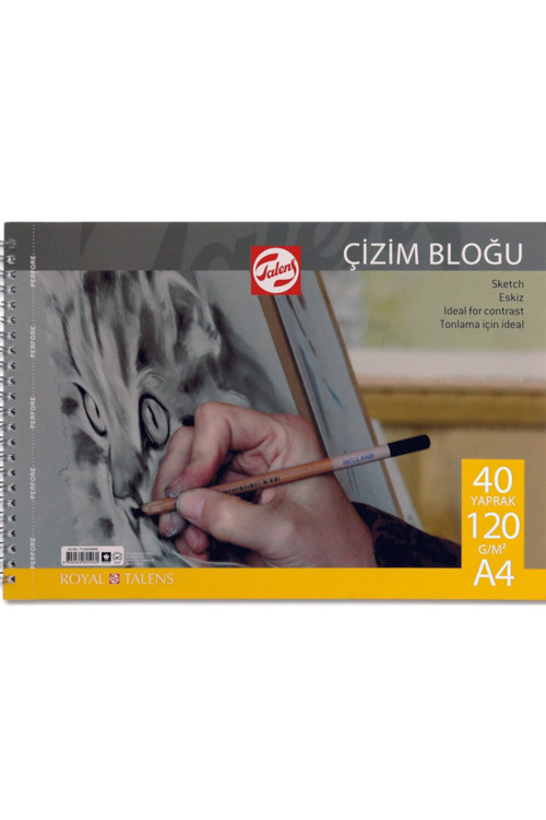 A4 Spiralli 40 Sayfa Resim Çizim Defteri A44000