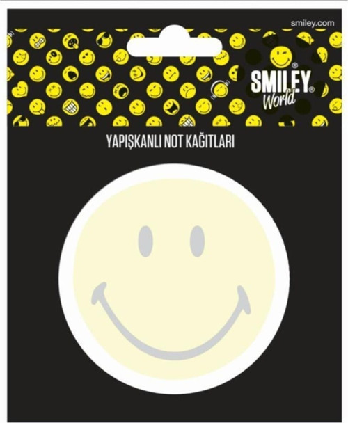 Smiley Şekilli Yapışkanlı Not Kağıdı 50 Yaprak( 2 Adet)