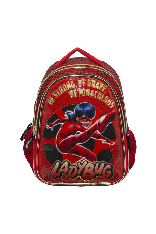 Ladybug Kabartmalı İlkokul Kız Çocuk Sırt Çantası 2136