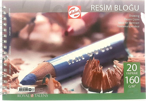 Spiralli Çizim Defteri A4 160 Gr 20 Sayfa
