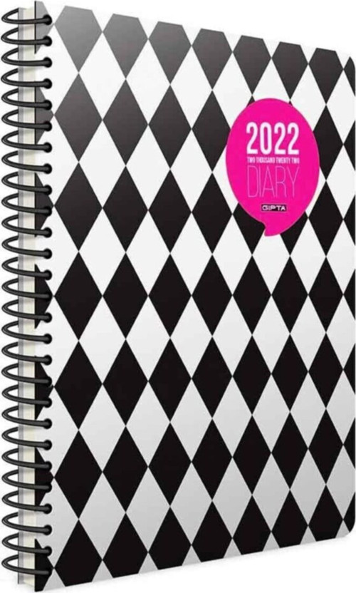 2022 Long Spiralli Sert Kapak 17X24 Günlük Ajanda Model-2 409-Lnk
