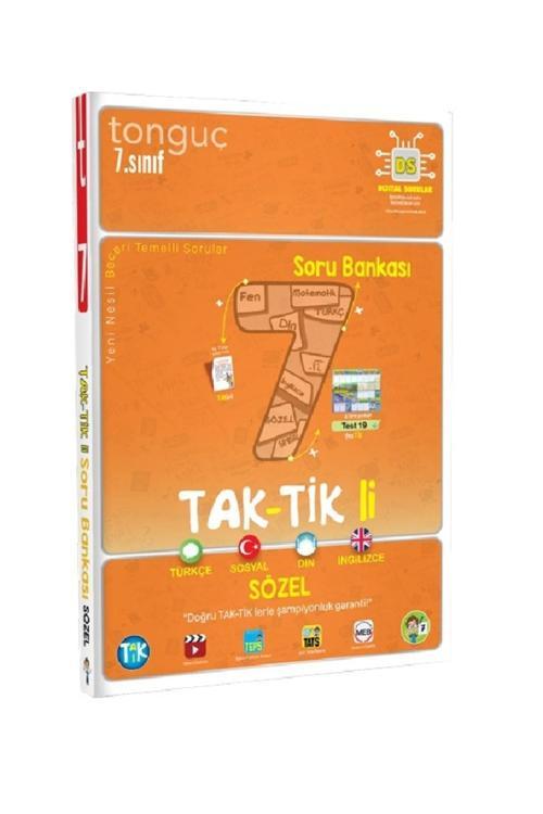 Tonguç Akademi Tonguç 7. Sınıf Taktikli Sözel Yeni Nesil Beceri Temelli Soru Bankası