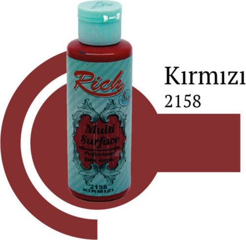 Multi Surface Akrilik Boya 120 Cc Kırmızı 2158