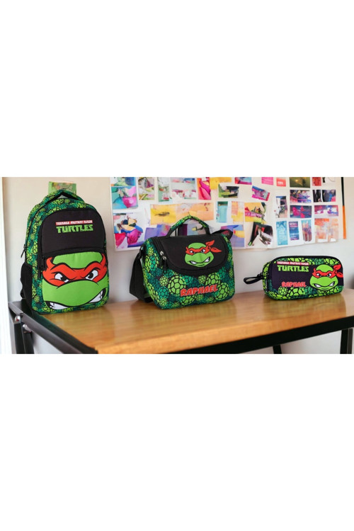 Ninja Turtles Okul Çantası 3 Lü Set