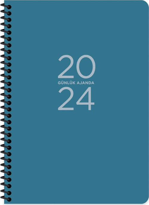 2024 Atatürk Günlük Spiralli Ajanda Cumhurbaşkanı 17X24
