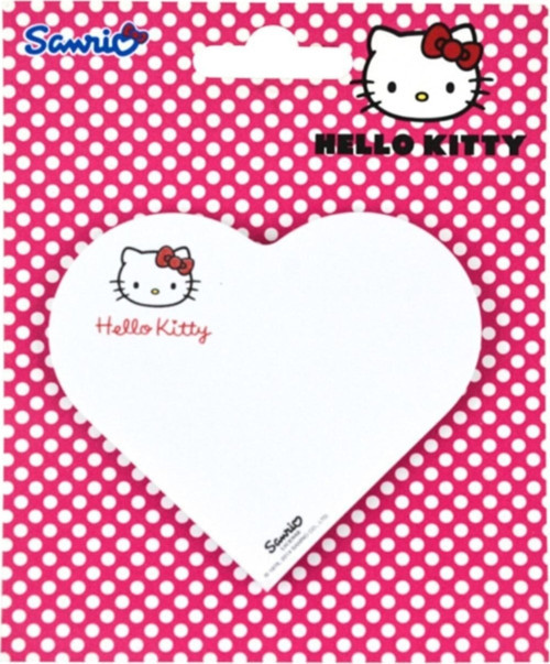Yapışkanlı Not Kağıdı Kalp Şekilli Hello Kitty 50 Yp Hk-Kalp-Fp