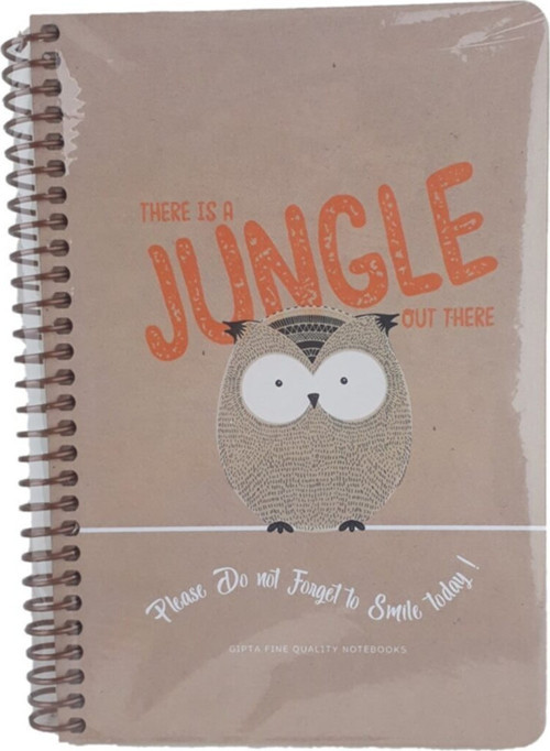 Jungle Baykuş Çizgili 17X24 Cm 100 Yaprak Defter 42387