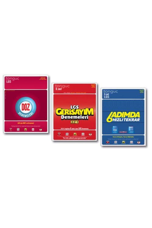 Tonguç Akademi Tonguç 8. Sınıf Lgs 6 Adımda Hızlı Tekrar Geri Sayım Doz Denemeleri Set 3 Kitap 2021