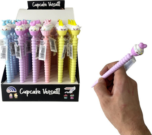 Genc Dıjıtal Baskı Cupcake Versatil Kalem Uçlu Kalem 0.7