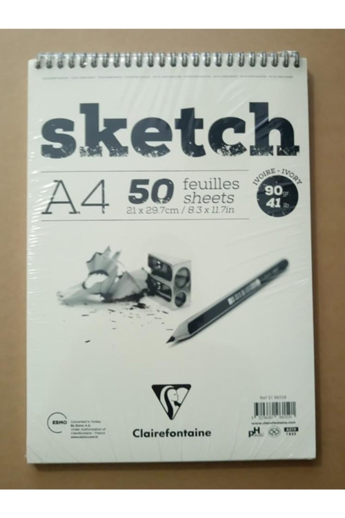Clrf Sketch A4 Sprallı Resim Defteri 90Gr 50Yp 96159