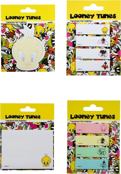 Looney Tunes-Tweety--4 Lü Yaışkanlı Not Serisi