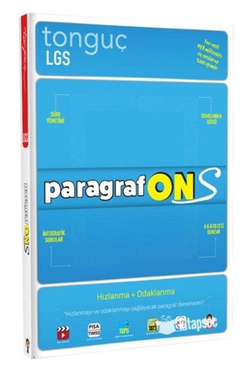Tonguç Akademi Tonguç 8.sınıf Lgs Paragrafons Hızlanma + odaklanma