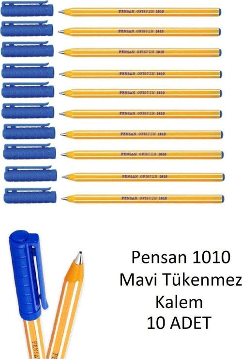 1010 Mavi Tükenmez Kalem Ofispen 10 Adet