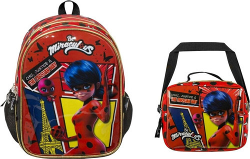 Ladybug Uğur Böceği Kız Çocuk İlkokul Sırt Çantası Seti