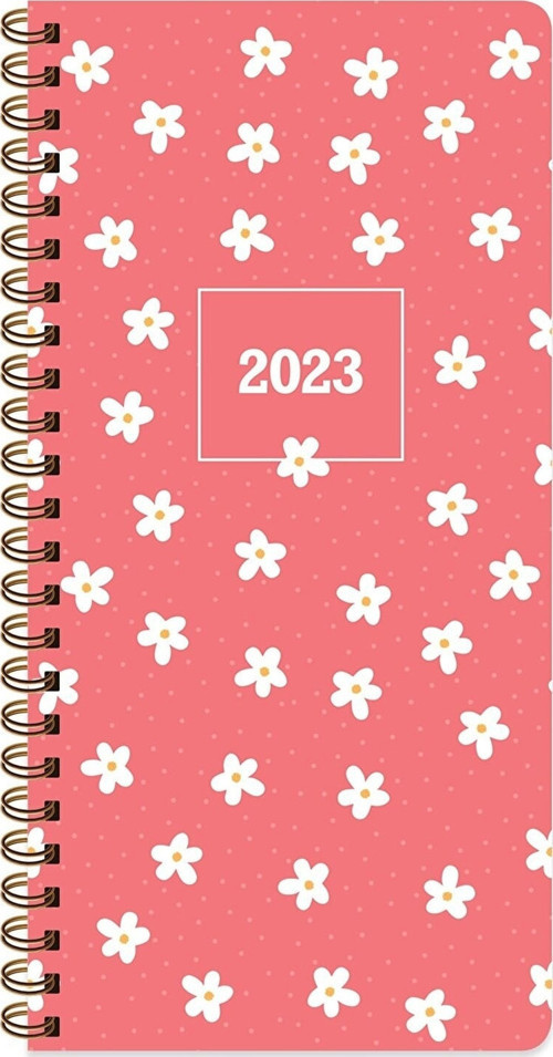 Color 2023 8X16 Haftalık Cep Ajandası Minik Papatya
