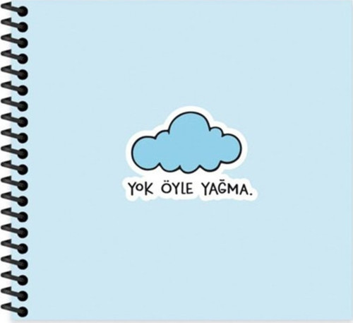 50 Yaprak Çizgili Defter - Yok Öyle Yağma
