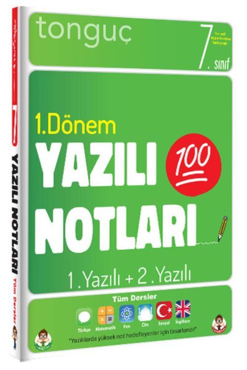 Tonguç Akademi 7. Sınıf Yazılı Notları 1. Dönem 1 Ve 2. Yazılı