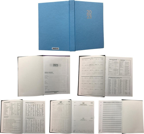 Genc Dıjıtal Baskı 14X20 Ciltbezi Günlük Ajanda