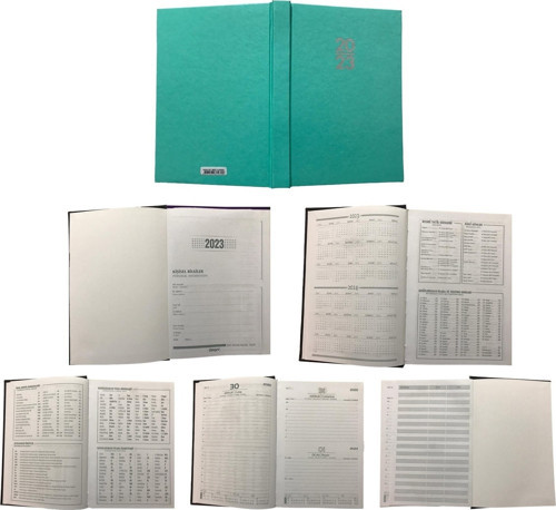 Genc Dıjıtal Baskı 14X20 Ciltbezi Günlük Ajanda