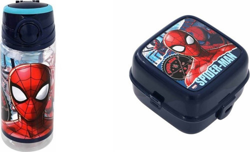 Spiderman Torn W2 Su Matarası Ve Beslenme Kabı