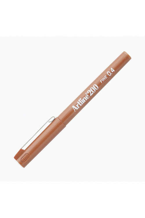 200 Fineliner Yazı Ve Çizim Kalemi 0,4Mm Kayısı