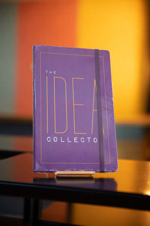Idea Collector Mor Çizgili Defter
