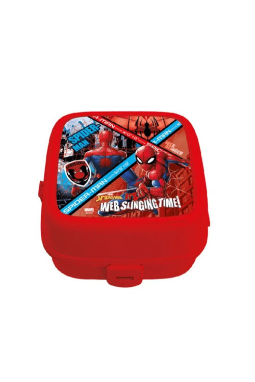 Spıderman Iki Bölmeli Beslenme Kabı Web Slıngıng Time 41394
