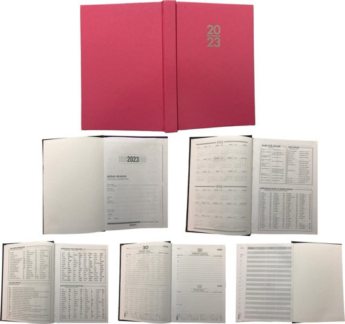 Genc Dıjıtal Baskı 14X20 Ciltbezi Günlük Ajanda