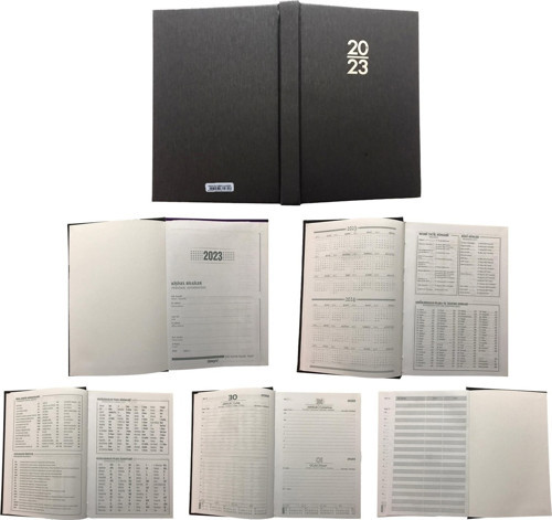 Genc Dıjıtal Baskı 14X20 Ciltbezi Günlük Ajanda