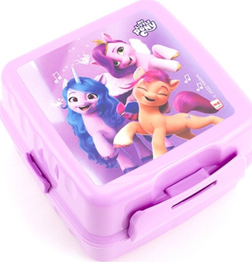 Genc Dıjıtal Baskı My Little Pony Lila Çocuk Saklama Kabı