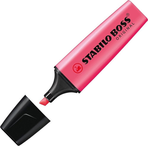 Fosforlu Kalem ( 10 Adet) Boss Orıgınal Pembe 70/56