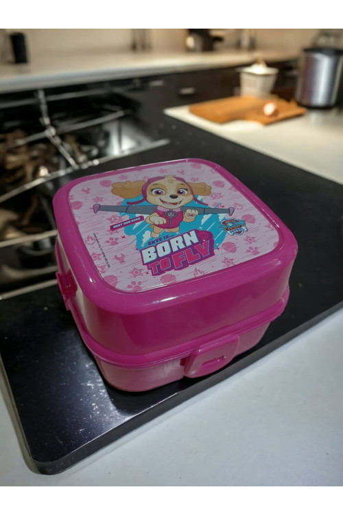 Paw Patrol Kız Çocuk Pembe Renkli Beslenme Kabı