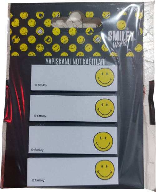 Genc Dıjıtal Baskı Smiley World 25 Yp 4 Parça Ayraç