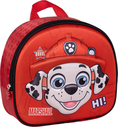 Paw Patrol Kabartmalı Desenli Çocuk Okul Beslenme Çantası Kırmızı
