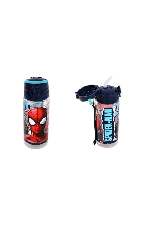 Spıderman Plastik Matara 500Ml Torn W2
