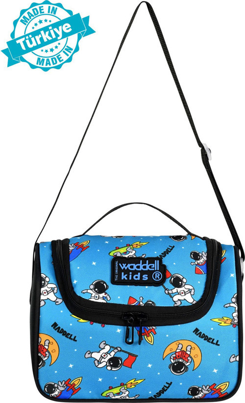 Waddell Lisanslı Astronot Desenli Beslenme Çantası
