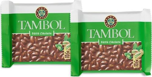 Kahve Dunyasi Tambol Antep Fistikli Cikolata 77 Gr X 2 Adet