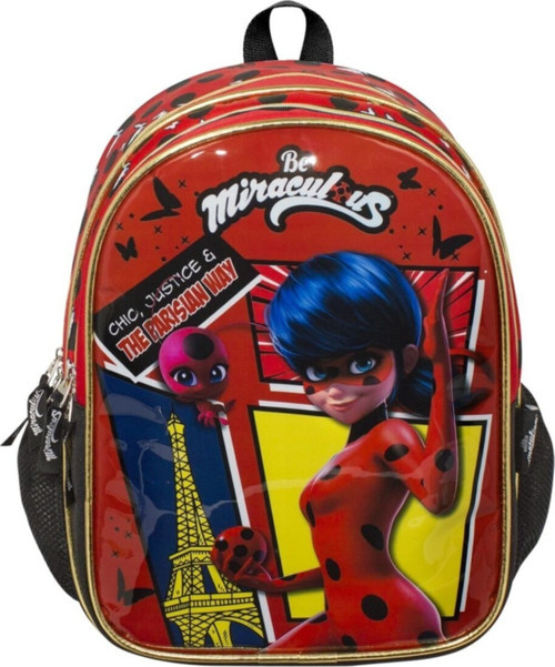 Miraculous Lady Bug Uğur Böceği Iki Bölmeli Okul Sırt Çantası 2126
