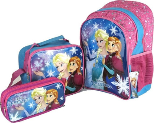 Orjinal Frozen Çanta-Beslenme-Kalem Kutu Set -