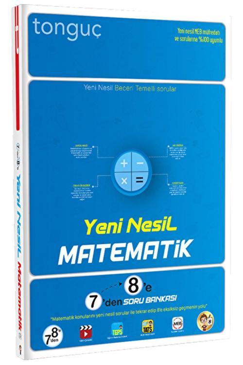 Tonguç Akademi Yeni Nesil Matematik 7'den 8'e Soru Bankası - 2022 Kolektif 9786258152210