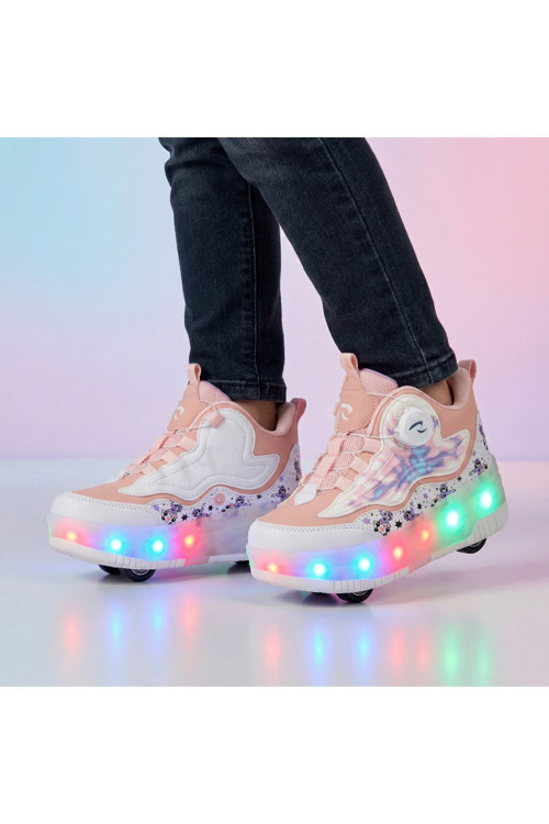 Led Patenli Işıklı Ayakkabı | Tekerlekli Spor Ayakkabı Çocuk | Led Kaykay Ayakkabı | Çocuk Pateni