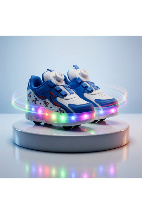 Led Patenli Işıklı Ayakkabı | Tekerlekli Spor Ayakkabı Çocuk | Led Kaykay Ayakkabı | Çocuk Pateni