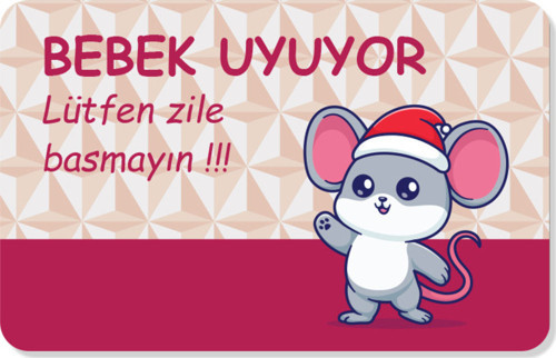 Lütfen Zile Basmayın Yazılır Dekoratif Dış Kapı Önü Ve Iç Mekan Paspası Yıkanabilir