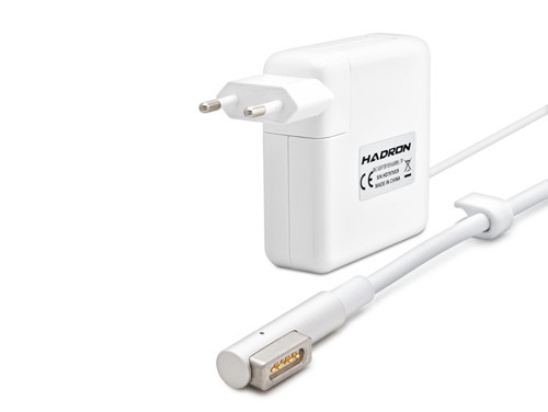 18.5V 4.6A 85W Laptop Adaptörü - L Tip - Apple Macbook Uyumlu - Beyaz HD797