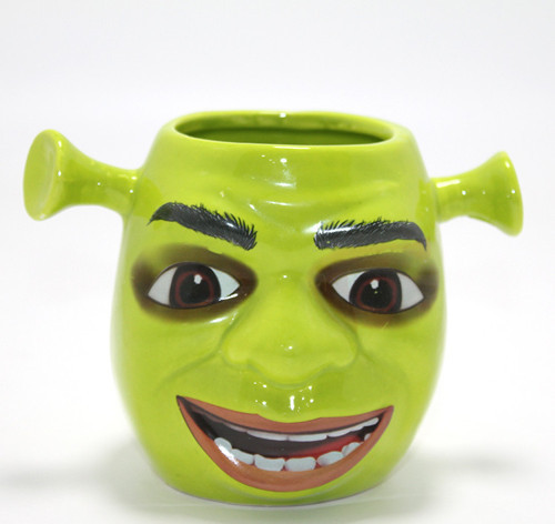 ieg™ 3D Shrek Tasarımı Porselen Kupa Bardak